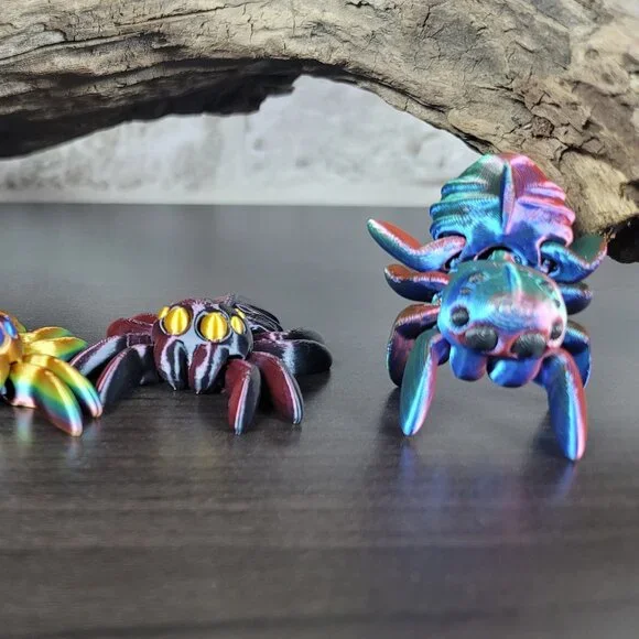 Tiny Spiders FUN SIZE | Halloween Decor | Fun Fidget Toy | 3D Printed - Picture 7 of 11